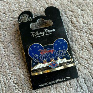 NEW DCL Disney Cruise Lines Pin Trading Starry Night Mickey Ears Ship